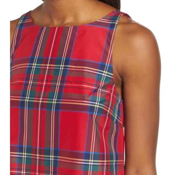 NWT Vineyard Vines Amelia Jolly Plaid Swing Dress - Picture 4 of 6